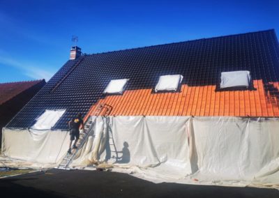 Pose de Peinture hydrofuge sur toiture à Arras