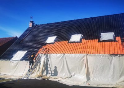 Pose de Peinture hydrofuge sur toiture à Arras