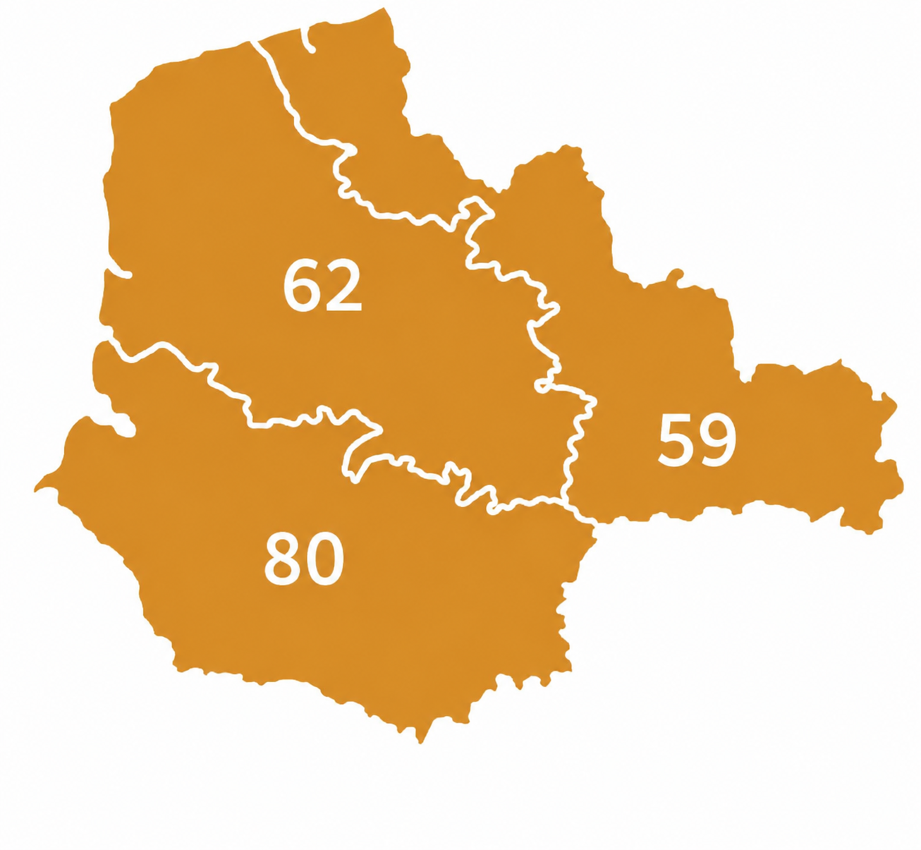 Zone d'intervention du couvreur GM Entretenir à Loos-en-Gohelle, Arras, Perrone)